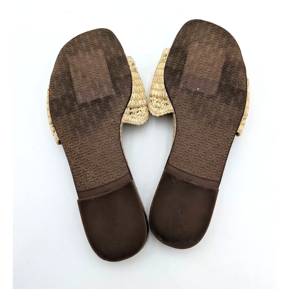 Sam Edelman Bambi Slip-On Slide Sandals Open Toe Women's Linen US6M EU36 - Picture 7 of 14